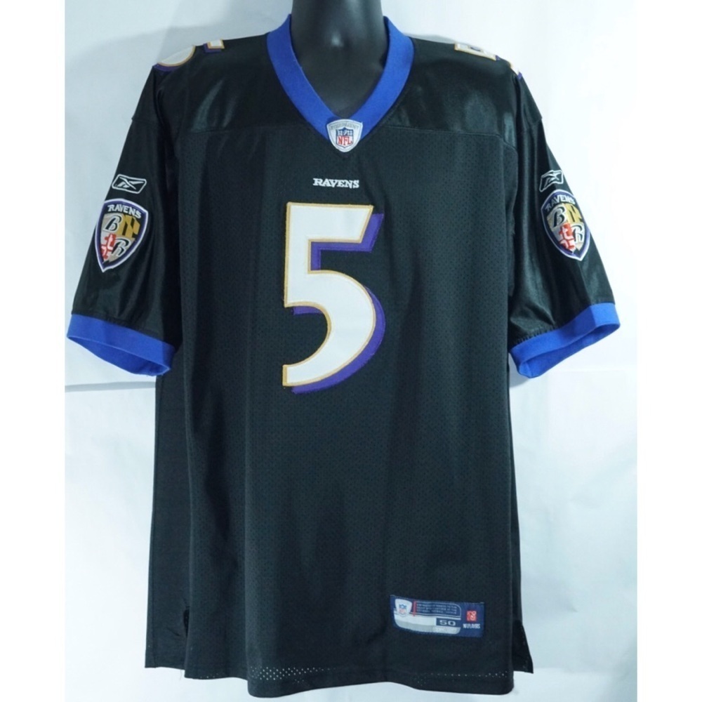 Baltimore Ravens Joe Flacco Reebok Jersey L 50